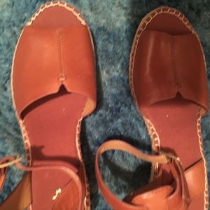 Clarks Petrina Selma Ankle Strap Espadrille,  Size 8 1/2M.  New, never worn